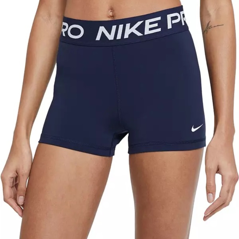 Nike Women's Pro 3” Shorts Navy!